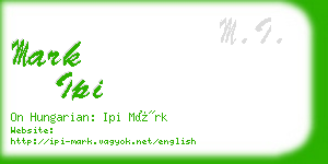 mark ipi business card